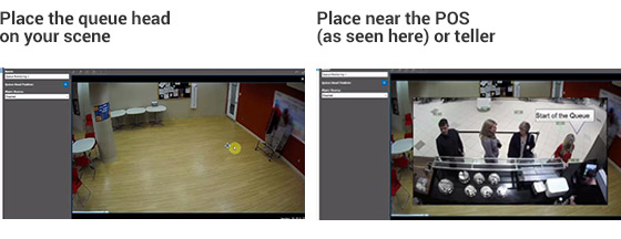 Place the queue head on your scene