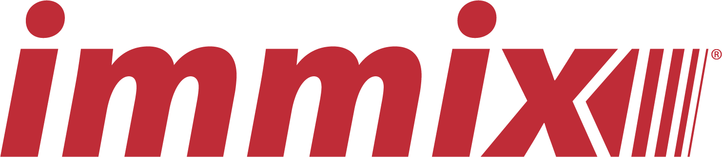 Immix logo in red text