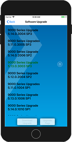 The GURU Smartphone App software upgrades page
