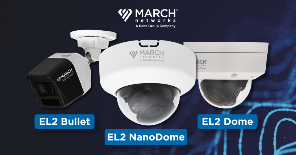 EL2 smart security cameras for retail and banking video coverage 